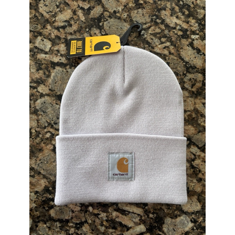 Carhartt Knit Cuffed Beanie Watch Cap Heather Gray A18 NWT One-Size-Fits-All